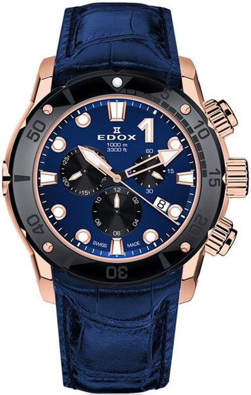 EDOX CO-1 Quartz Chronograph 10242-TINR-BUIRN