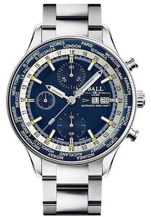 Ball Engineer II Navigator World Time Chronograph CM3388D-S-BE